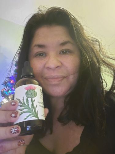 Customer photo review of Milk Thistle Tincture