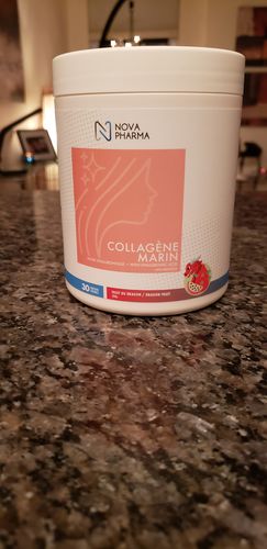 Customer photo review of Nova Pharma - Collagène Marin + Acide Hyaluronique 390g