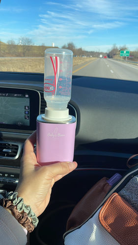 Customer photo review of Baby Shower Set (Warmer + All Adapters)