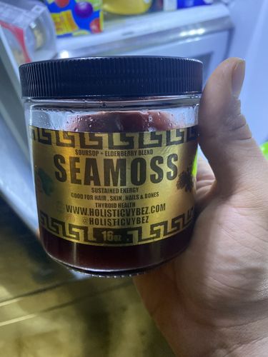Customer photo review of Elderberry and Soursop Infused Sea Moss Gel