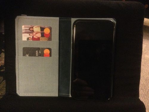 Customer photo review of Lorna iPhone Wallet Case
