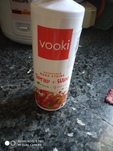 Customer photo review of HARD STAINS SPRAY + WIPE | Advanced P3 Formula