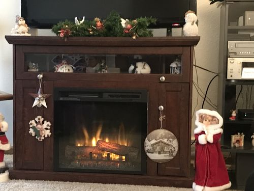 Customer photo review of Dimplex 23" Multi-Fire XHD Plug-in Electric Firebox - Logs