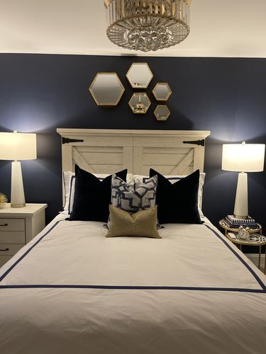 Customer photo review of Midnight Blue Velvet