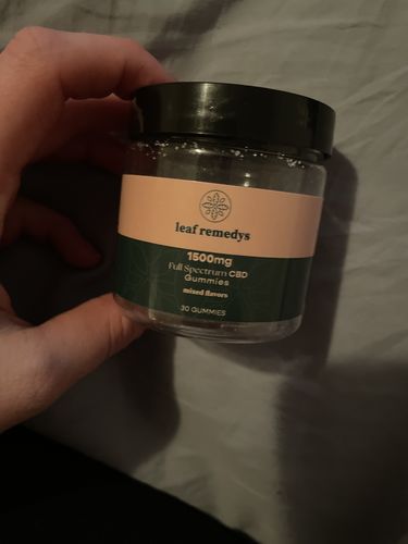 Customer photo review of 1500Mg Mixed Natural Flavors CBD Gummies