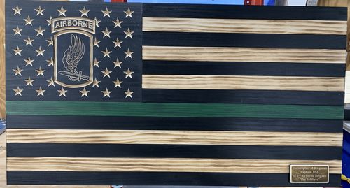 Customer photo review of CUSTOM Engraved Unions for DIY Flag Builders