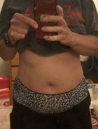 Customer photo review of BOGO 15 Day Magnesium Therapy Herbal Wrap for Bloat, constipation, loose skin, low energy.