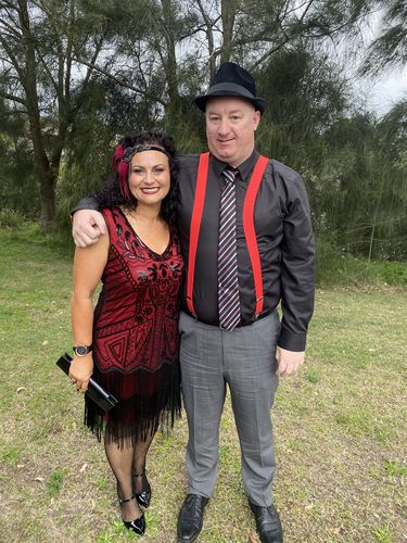 Penne K. review of 1920s Red Georgia Beaded Flapper Dress image 1 out of 1