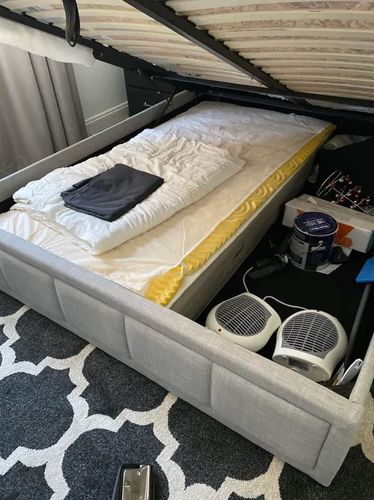 Customer photo review of Samon | Queen Bed Set with Storage