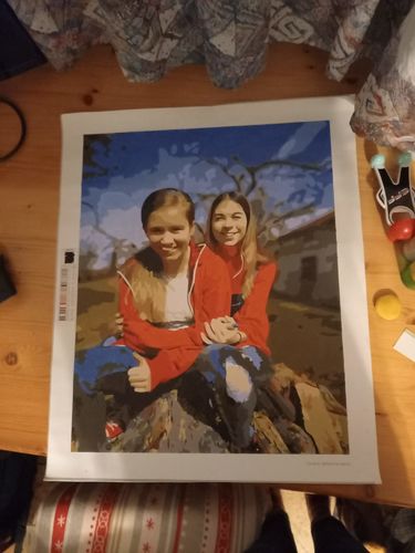 Customer photo review of Malen nach Zahlen - Dein Wunschmotiv