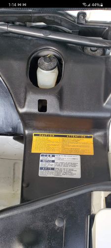 Customer photo review of MR2 SW20 Frunk Cover Warning Labels