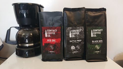 Customer photo review of Red On! Coffee