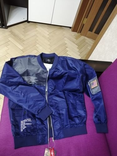 Customer photo review of Veste Américaine <br> Drapeau