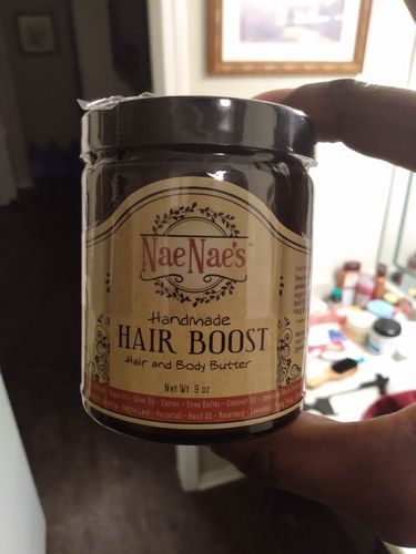 Customer photo review of Nae Nae's 9oz Hair Boost Special