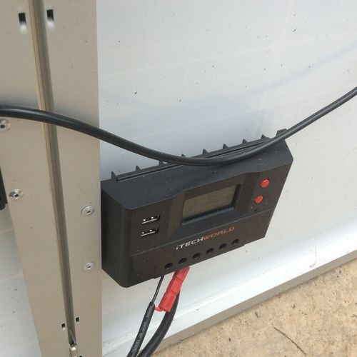 Customer photo review of 30 Amp Intelligent Solar Regulator with LCD Screen