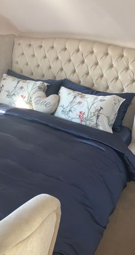 Customer photo review of Hummingbird Pure Silk Pillowcase