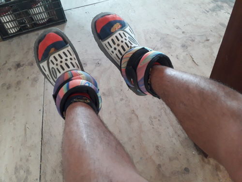 Customer photo review of Tobilleras con Peso Psicodelic Ankle Weight