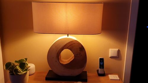 Customer photo review of Schwemmholz Tischleuchte Nature´s Own | Höhe 62 cm | Lampenschirm: Beige