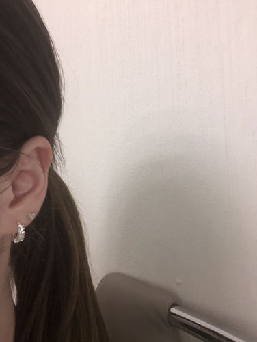 Customer photo review of Classy Ohrringe I 925 Sterling Silber