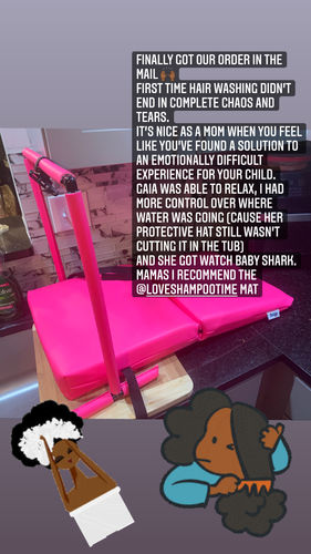 Customer photo review of Shampoo Mat Deluxe