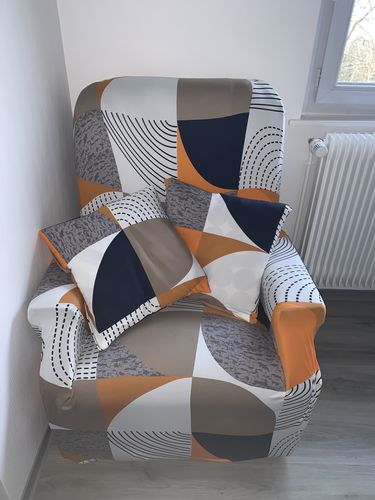 Customer photo review of Vintage - Housses Extensibles de Fauteuil et Canapé - La Maison des Housses