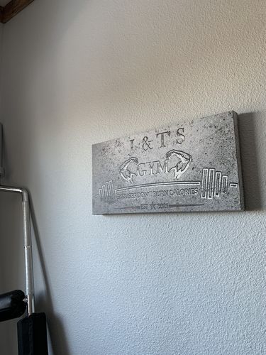 Customer photo review of Gym Sign II