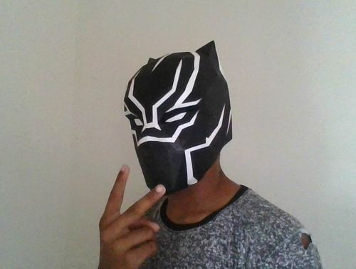 Customer photo review of Masque Black Panther