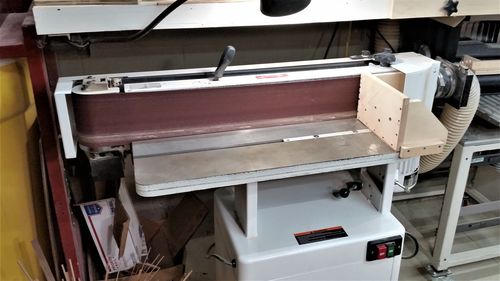 Customer photo review of 6 X 89 Inch Aluminum Oxide Sanding Belts, 2 Pack