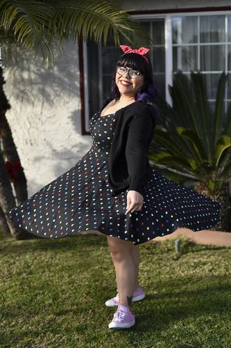 Customer photo review of True Love Dress by Hell Bunny
