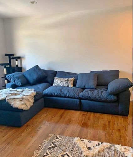 Customer photo review of Cloud Classic Modular | Customizable Corner Sofa Feather Down