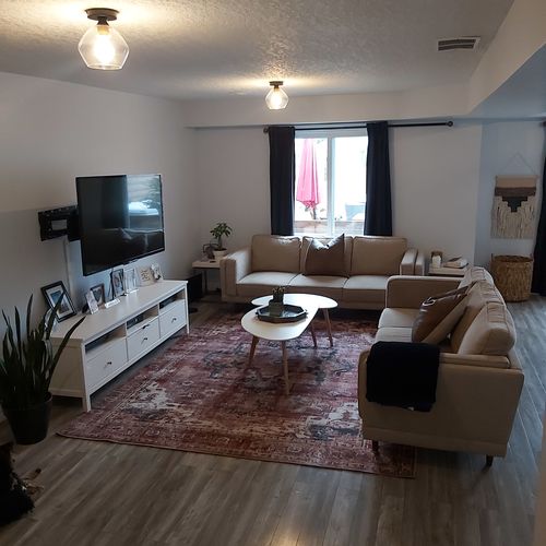 Customer photo review of Distressed Vintage Cezanne Terracotta Area Rug