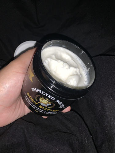 Customer photo review of Respected Roots Body Butter (Original Scent 8oz)