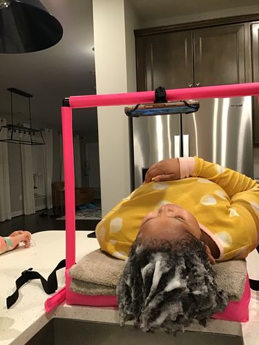 Customer photo review of Shampoo Mat Deluxe