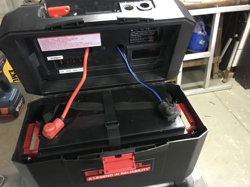 Customer photo review of iTECH120 12v Lithium Ion Battery - LiFePO4 Deep Cycle Camping RV Solar