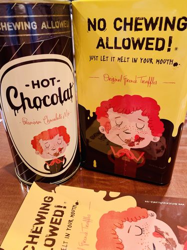 Customer photo review of Premium Hot Chocolate Mix Tin