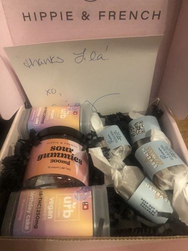 Customer photo review of Delta 8 Sour Gummies - INTOXICATING