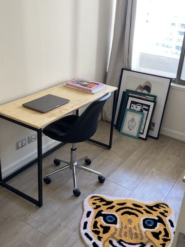 Customer photo review of Escritorio de madera MIMA 120 x 50 Negro