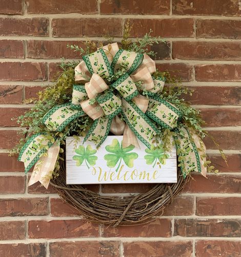 Customer photo review of Lt Nat Linen/St Pat'S Fun, 2.5"X10Y 21003-40-15