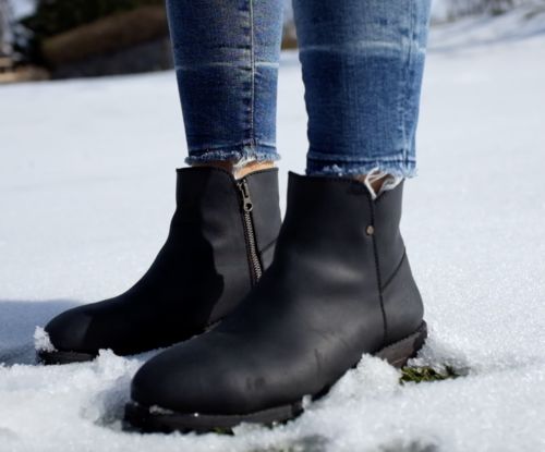 Customer photo review of Steel Toe Meti Boot | Raven