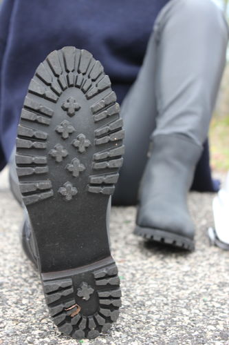 Customer photo review of Steel Toe Meti Boot | Espresso