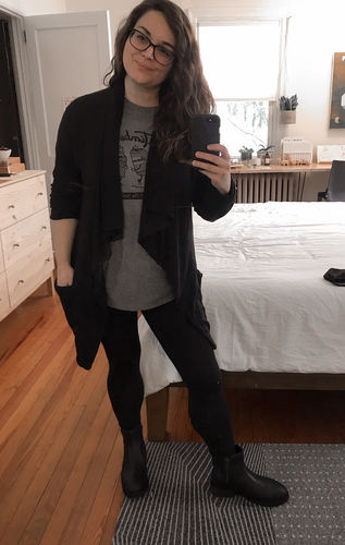 Customer photo review of Steel Toe Meti Boot | Raven