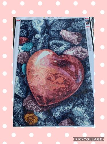 Customer photo review of Diamond Painting - Stein der Liebe