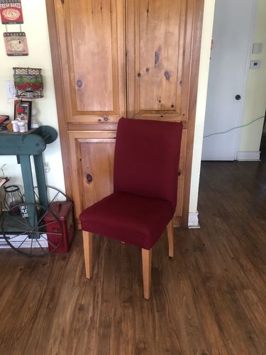 Customer photo review of Easy Fit Chair Slipcovers