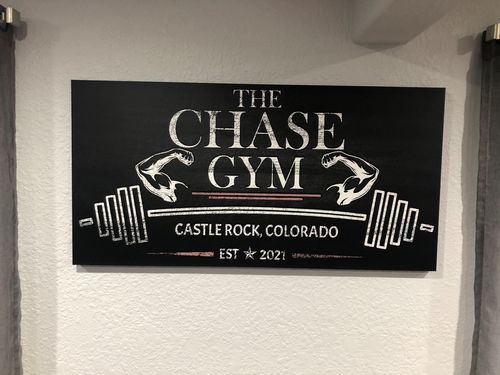Customer photo review of Gym Sign II