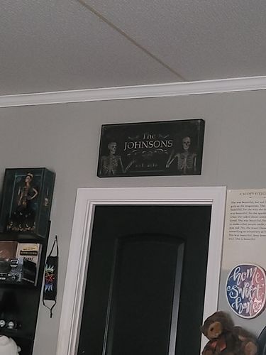 Customer photo review of Gothic Family Sign II