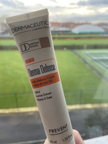 Customer photo review of Derma Defense Spf 50