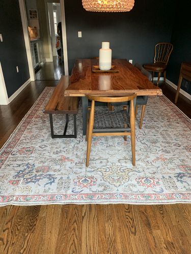 Customer photo review of Vintage Wreath Multi Rug