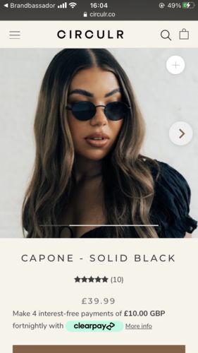 Customer photo review of Capone - Solid Black