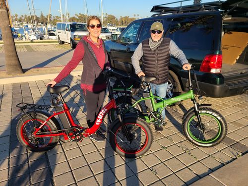 Customer photo review of VTUVIA SF20 20 Inch Folding Fat Tire Electric Bike, 750W Motor, 48V 13AH Removable Battery