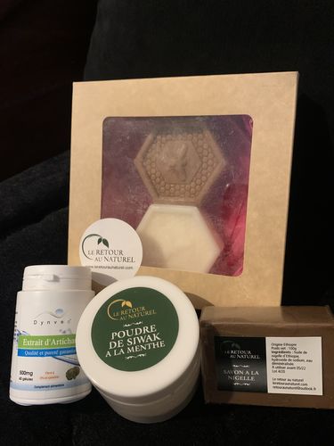 Customer photo review of COFFRET 2 SAVONS PROPOLIS / GELEE ROYALE